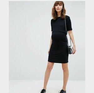 Maternity Nursing Layered Dress