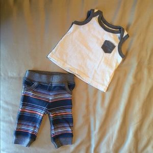 Baby boy tank top set