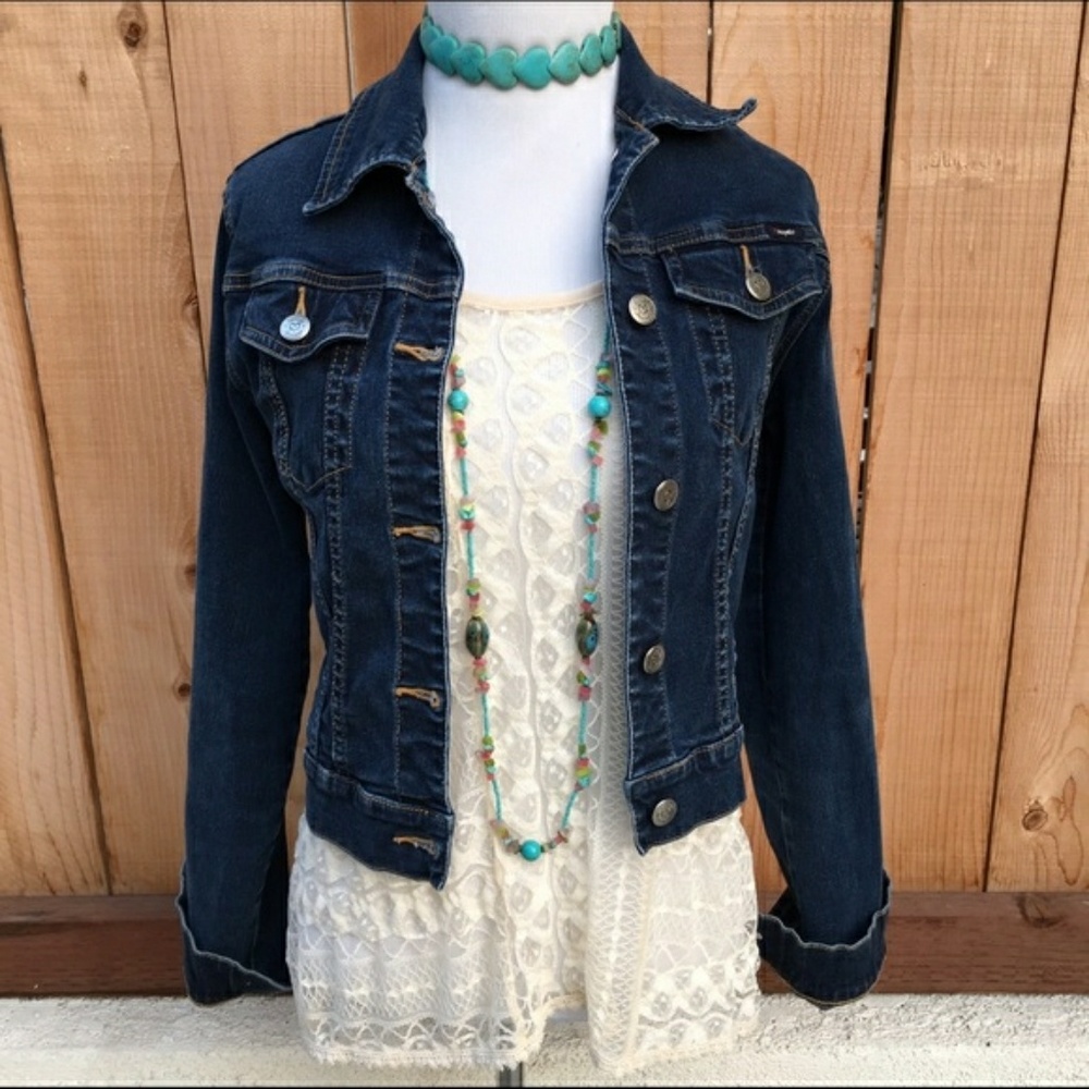 Angels Blue denim jean jacket