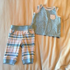Baby boy tank top set