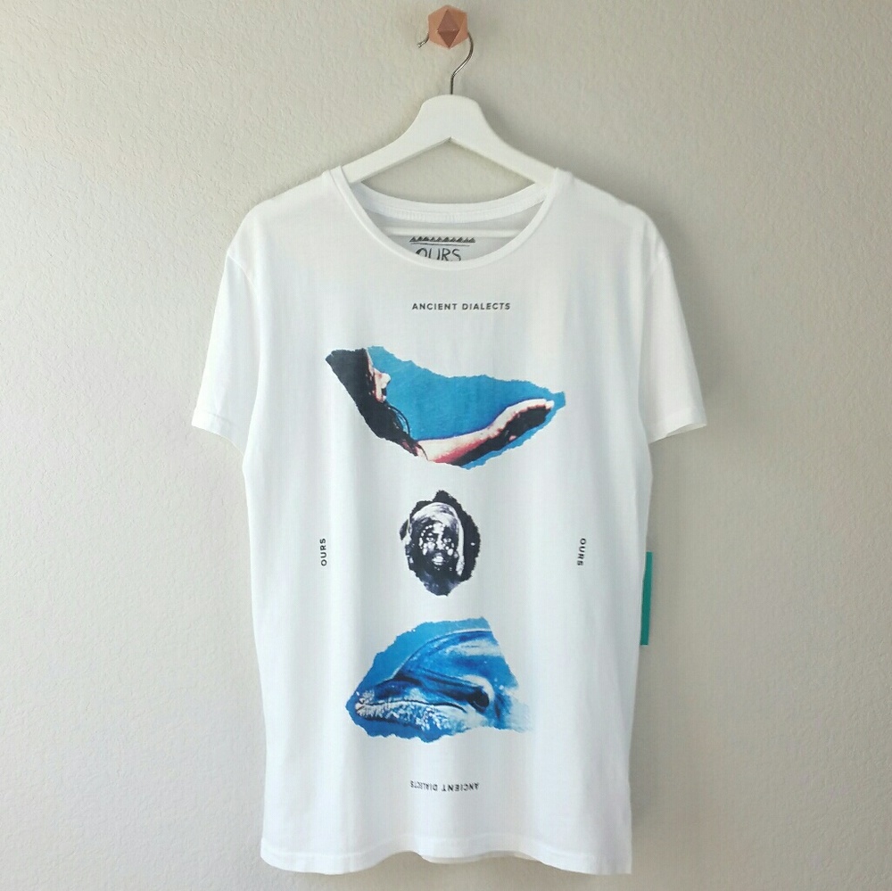 OURS Ancient Dialect printed t shirt