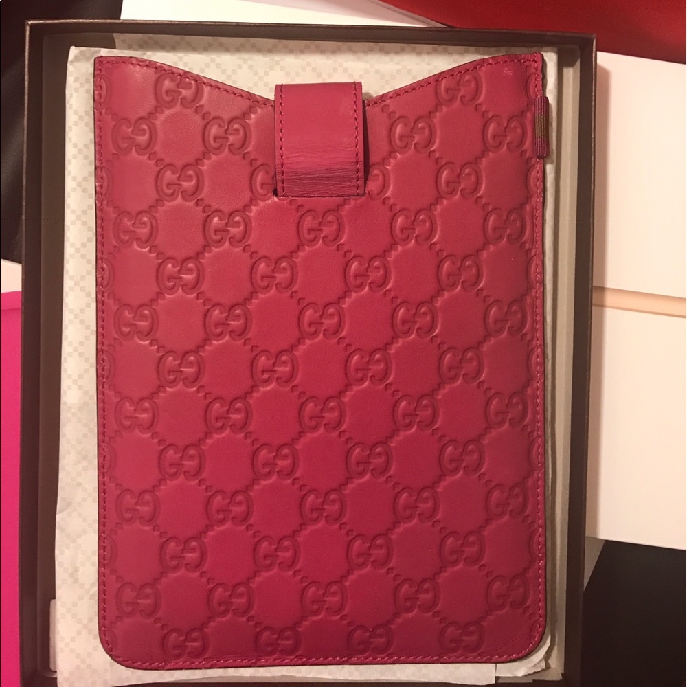 🚫 SOLD GUCCI GUCCISSIMA IPAD MINI SLEEVE - Picture 7 of 8