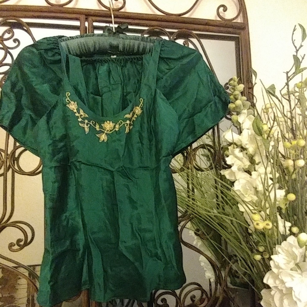 100%silk tap pants and camisole top