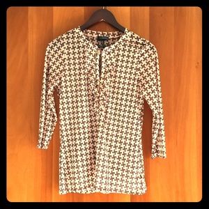 The Limited Nylon Ruffle Blouse