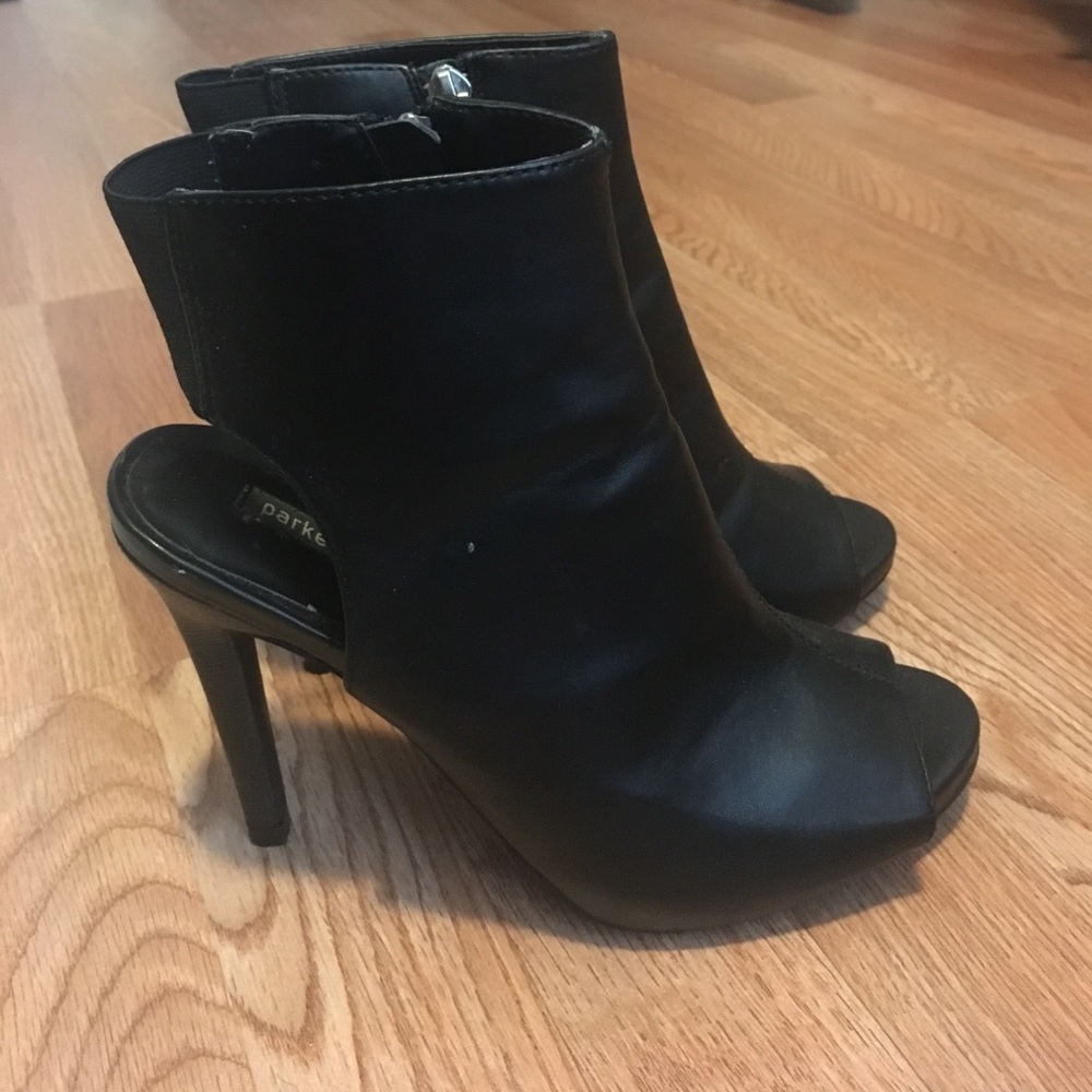 Open toe heels