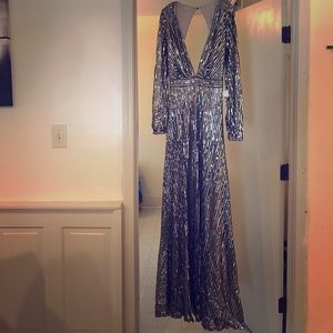Gala floor length sequin dress