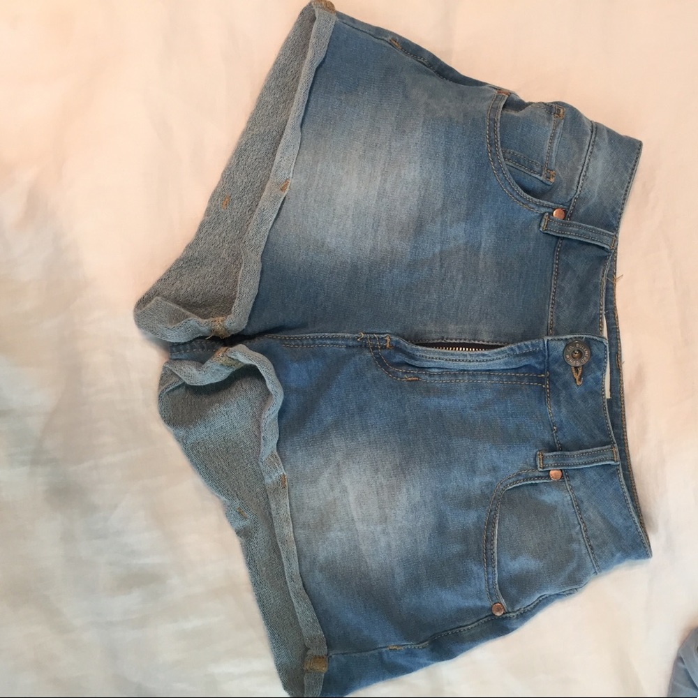 Light Denim Shorts