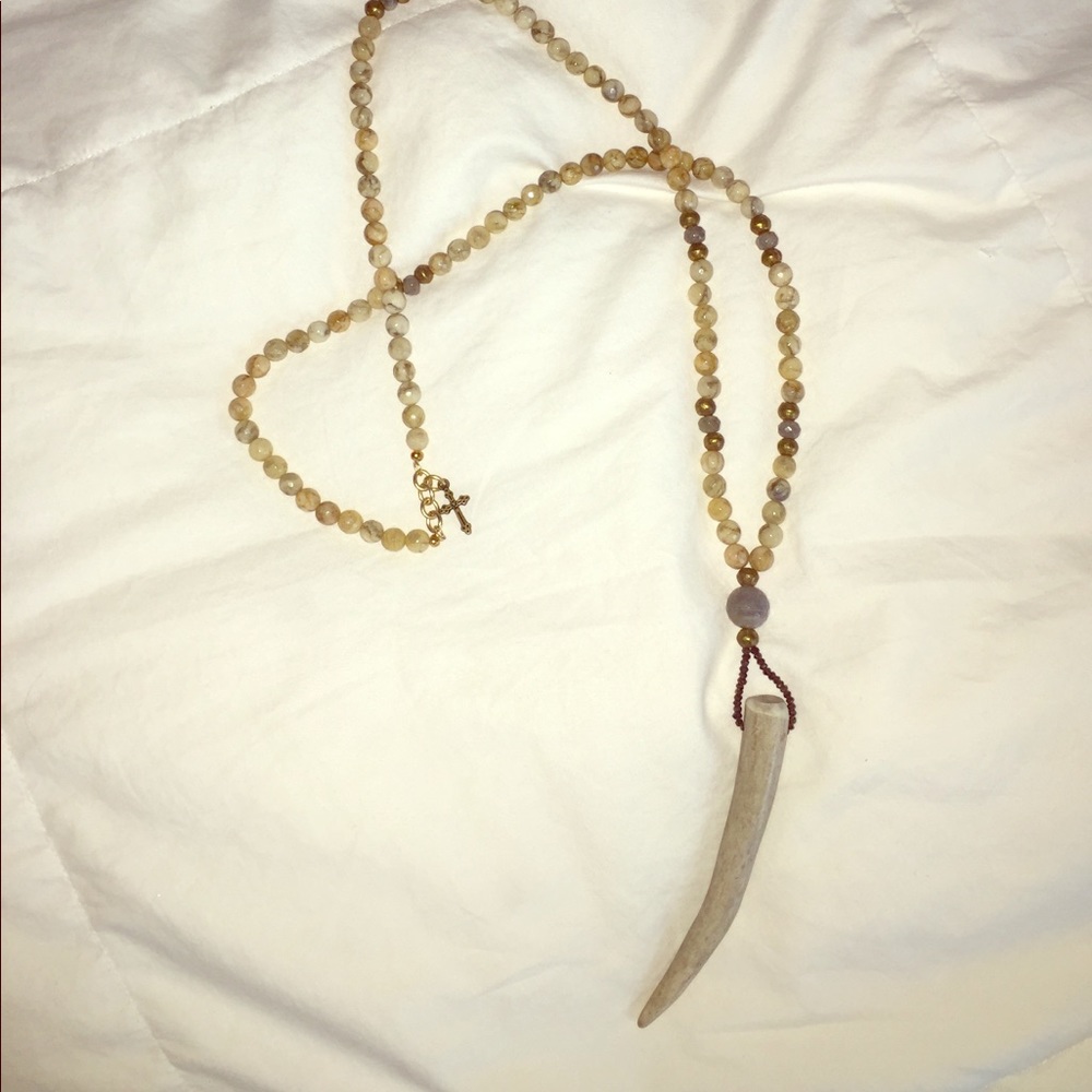 Beaded boho necklace