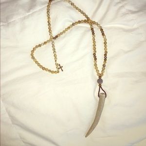 Beaded boho necklace