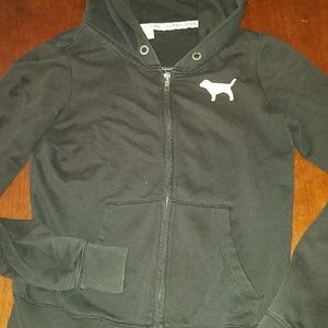 LOVE PINK zip up hoodie