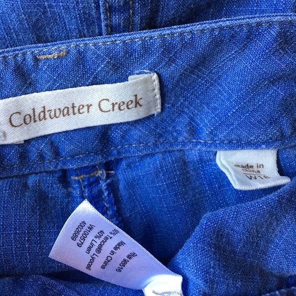 Coldwater Creek Skirts - Coldwater Creek Chambray Skirt Blue Linen Plus sz Coldwater Creek Skirts - Coldwater Creek Chambray Skirt Blue Linen Plus sz