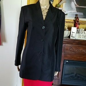 Silk black jacket