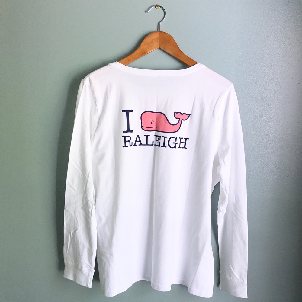 Vineyard Vines T Shirt Long Sleeve Whale Womens XL