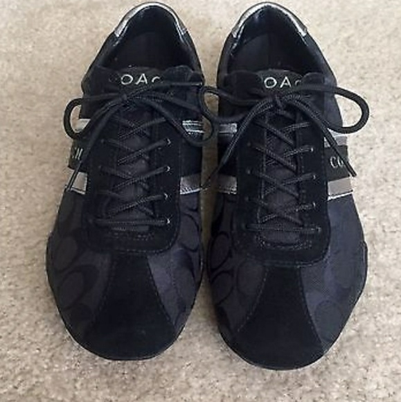 coach athletic shoes coach coach black signature jayme athletic sneakers from coach athletic shoes coach coach black signature jayme athletic sneakers from