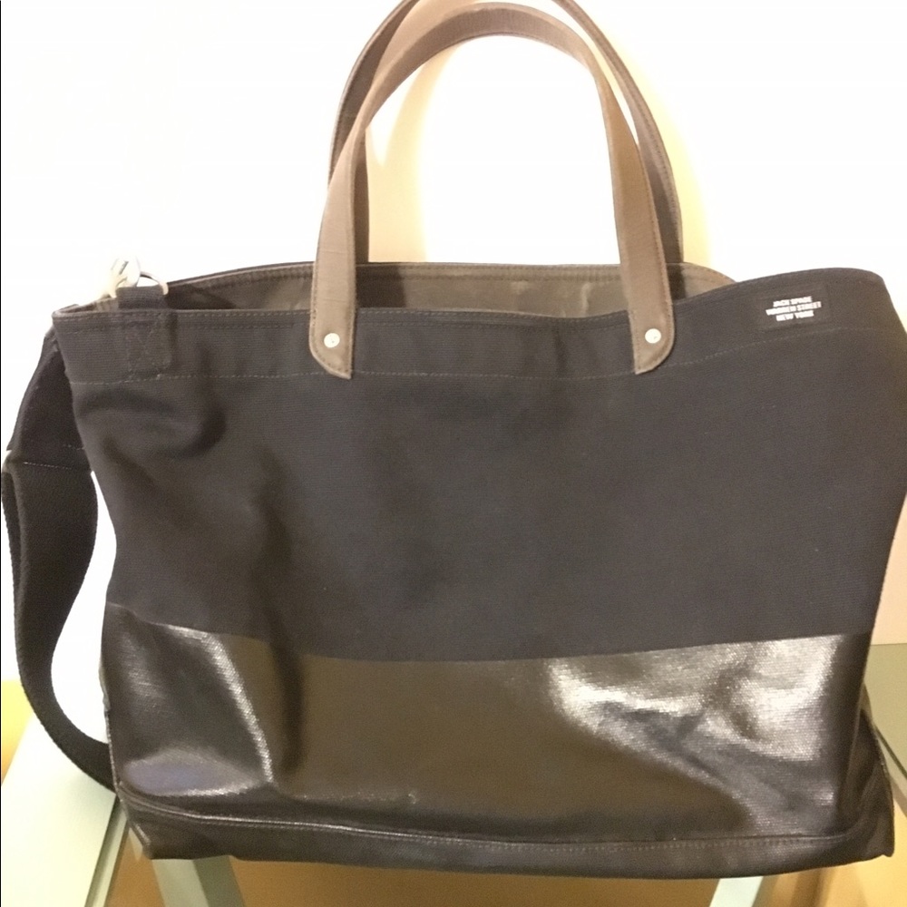 Jack Spade industrial dipped coal bag