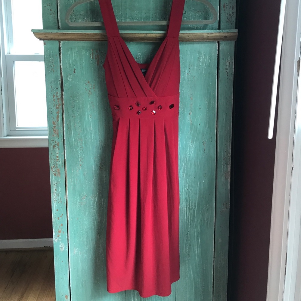 Bisou Bisou. Red Cocktail Dress Size 6