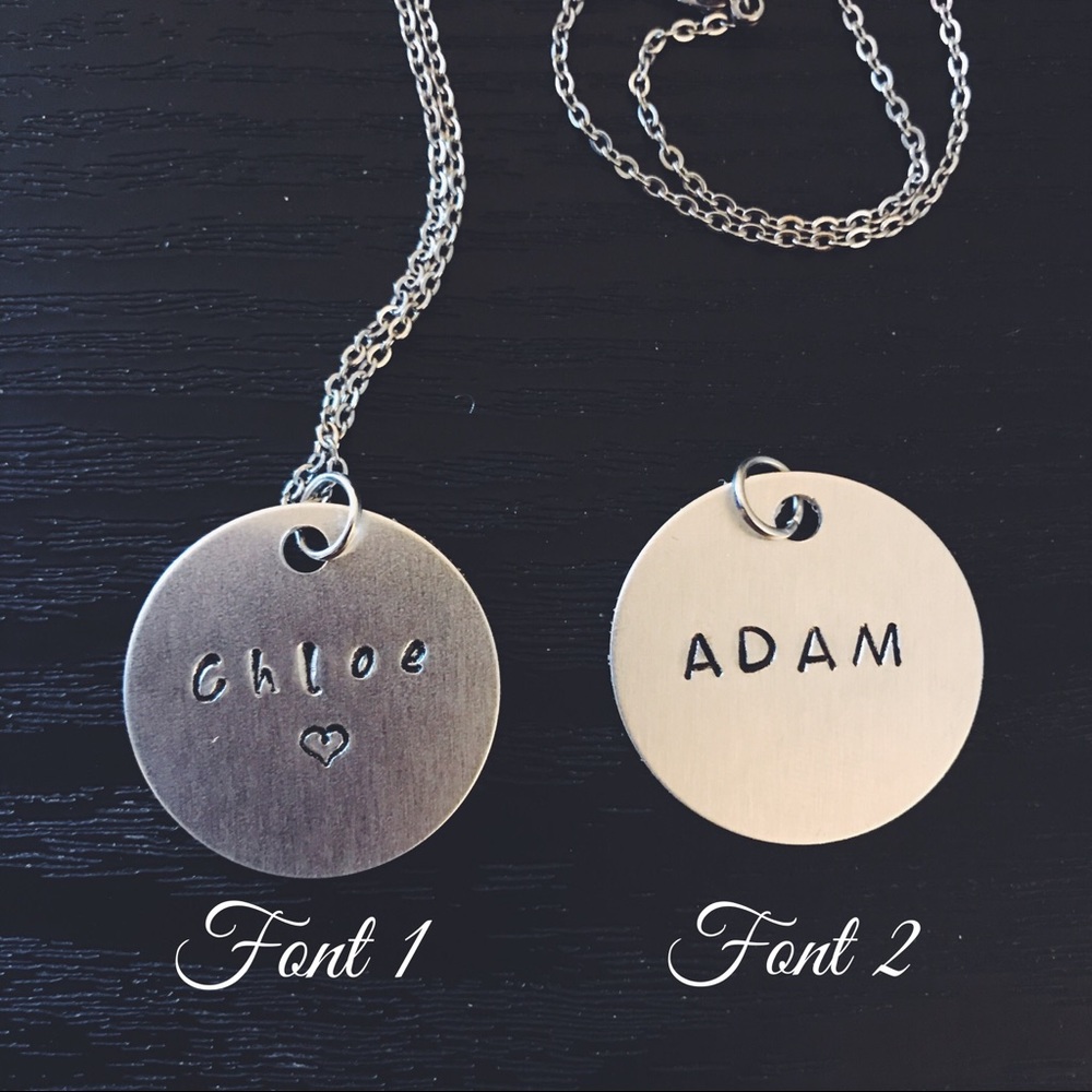  Custom Engrave Name Necklace  - Picture 4 of 6