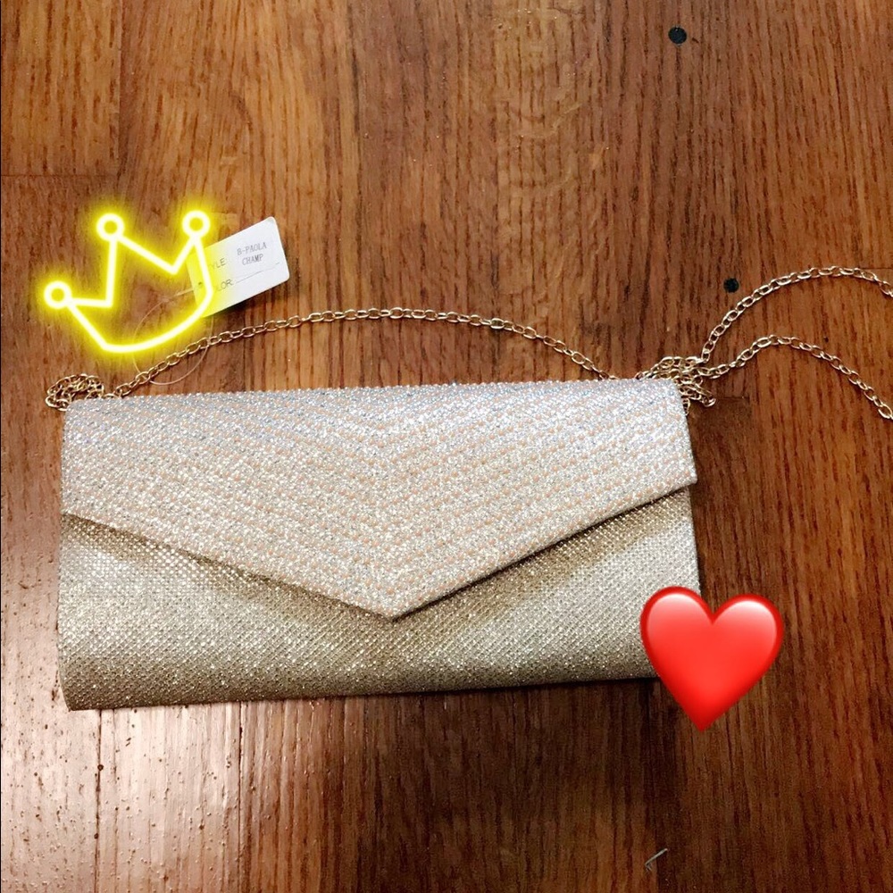 Gold clutch