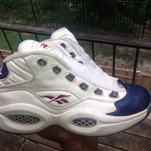 Air Question Mid Blue Toes Rare Condition