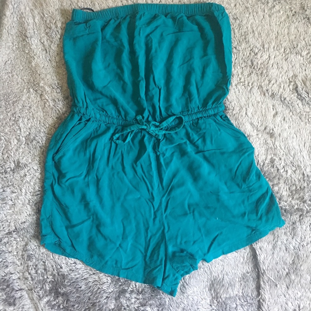Teal Romper