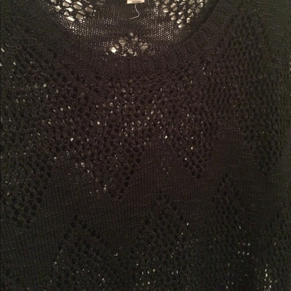 black sweater High-Low  Med - Picture 2 of 7