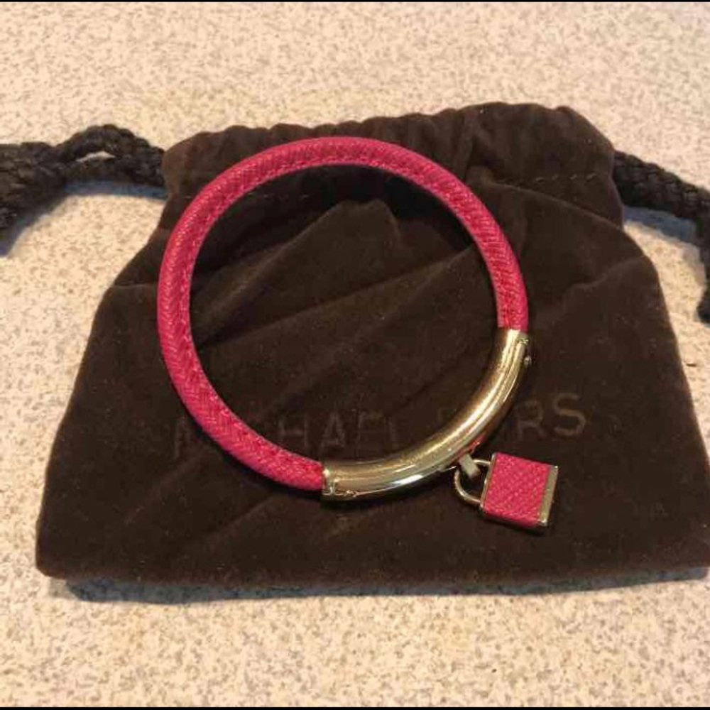 Michael Kors magnetic leather bracelet