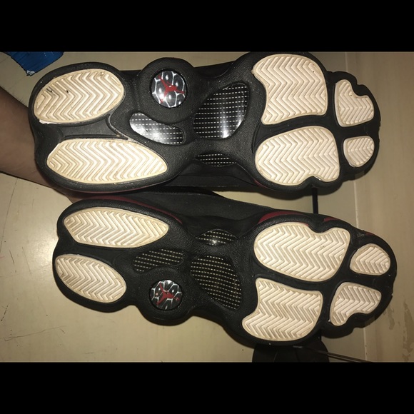 Black and Red air Jordan 13's - Picture 4 of 4