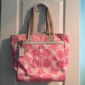 Pink Coach Purse