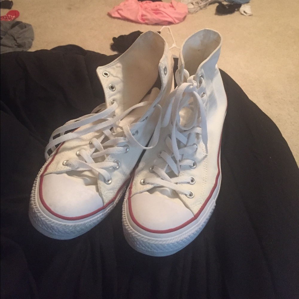 White High Top Converse