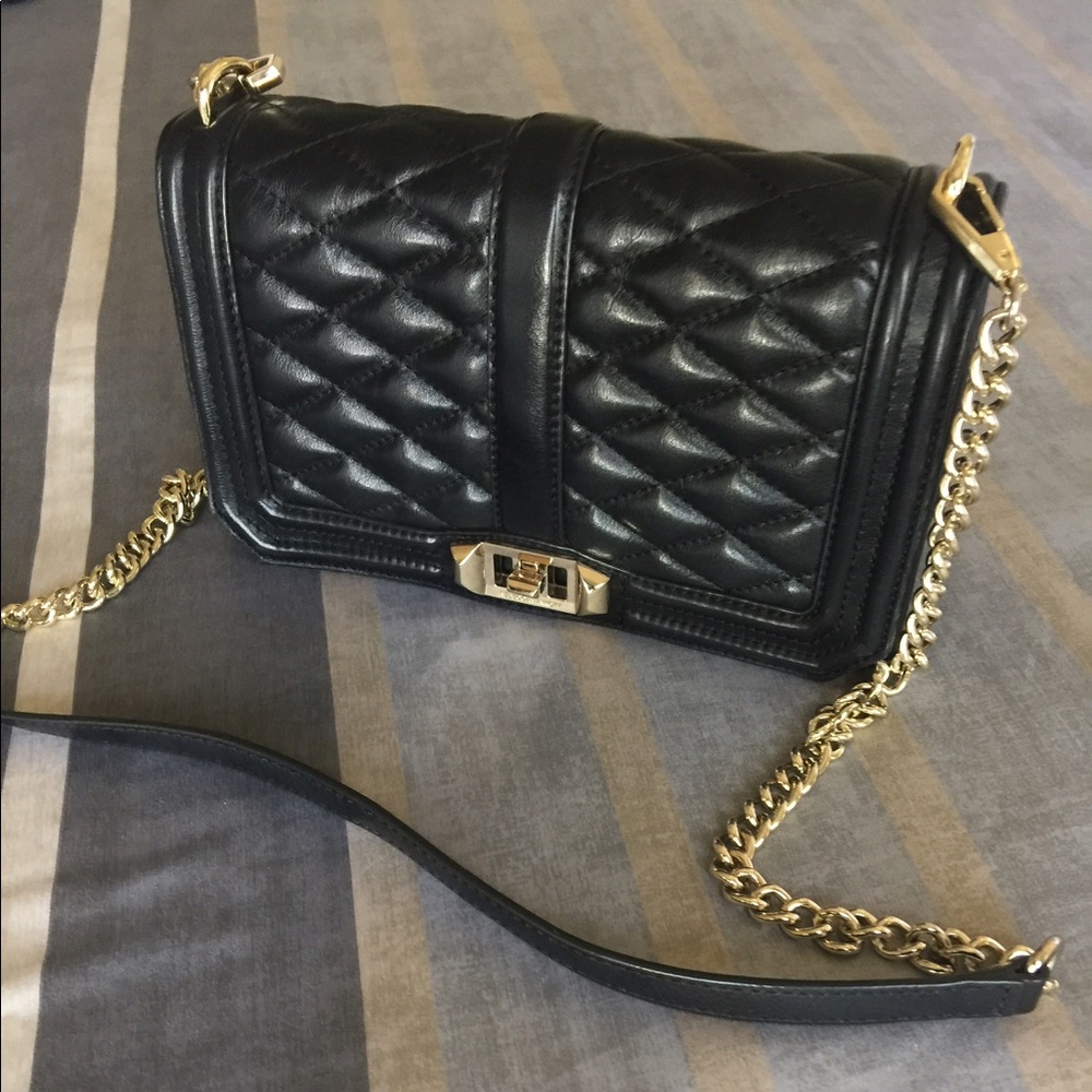 Rebecca minkoff love leather crossbody bag