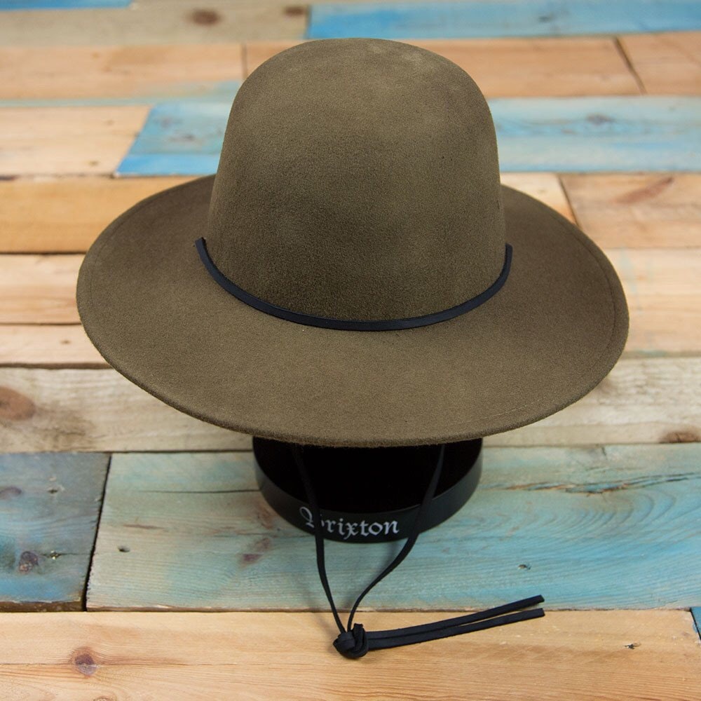 NEW Unisex Brixton Tiller Hat Olive XS