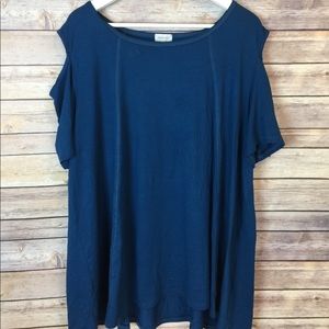 Cold Shoulder Swing T-shirt