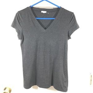 basic gray tee