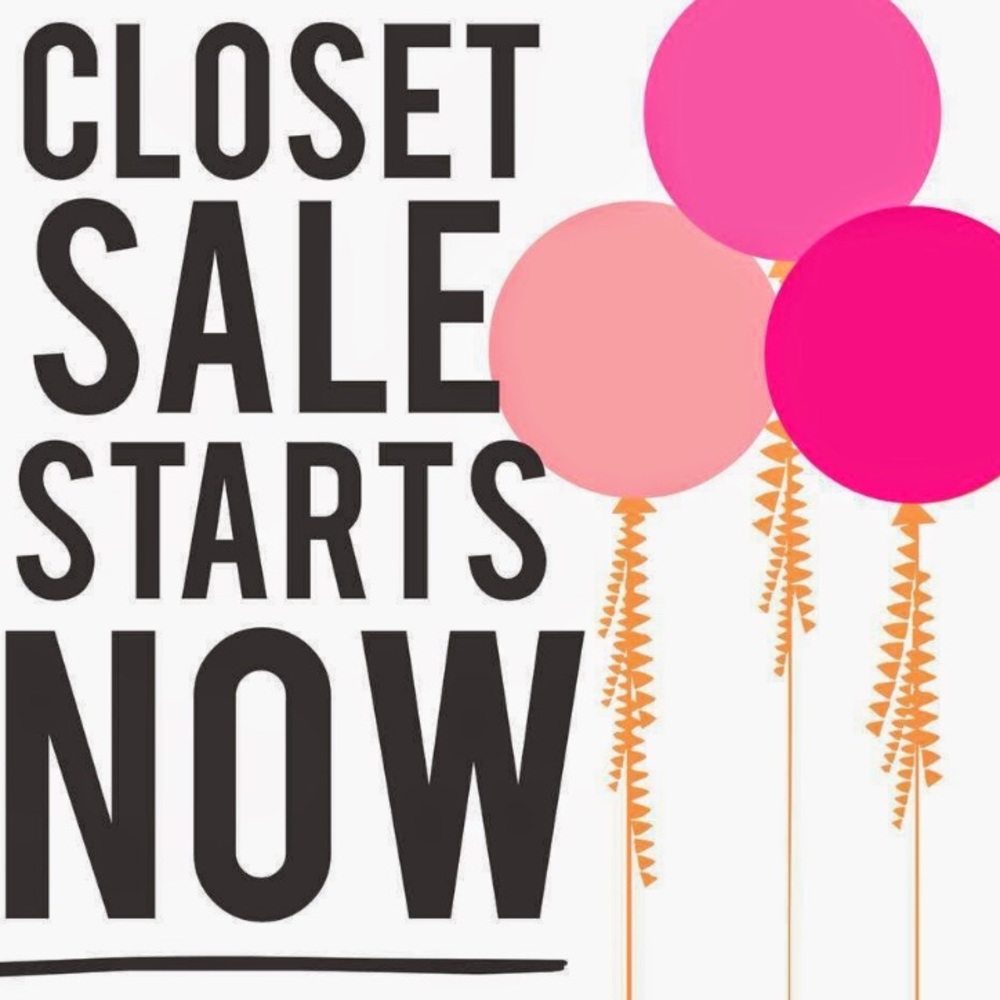 closet sale ! everything must go.