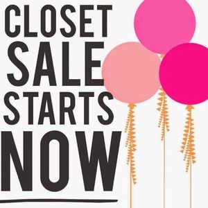 closet sale ! everything must go.