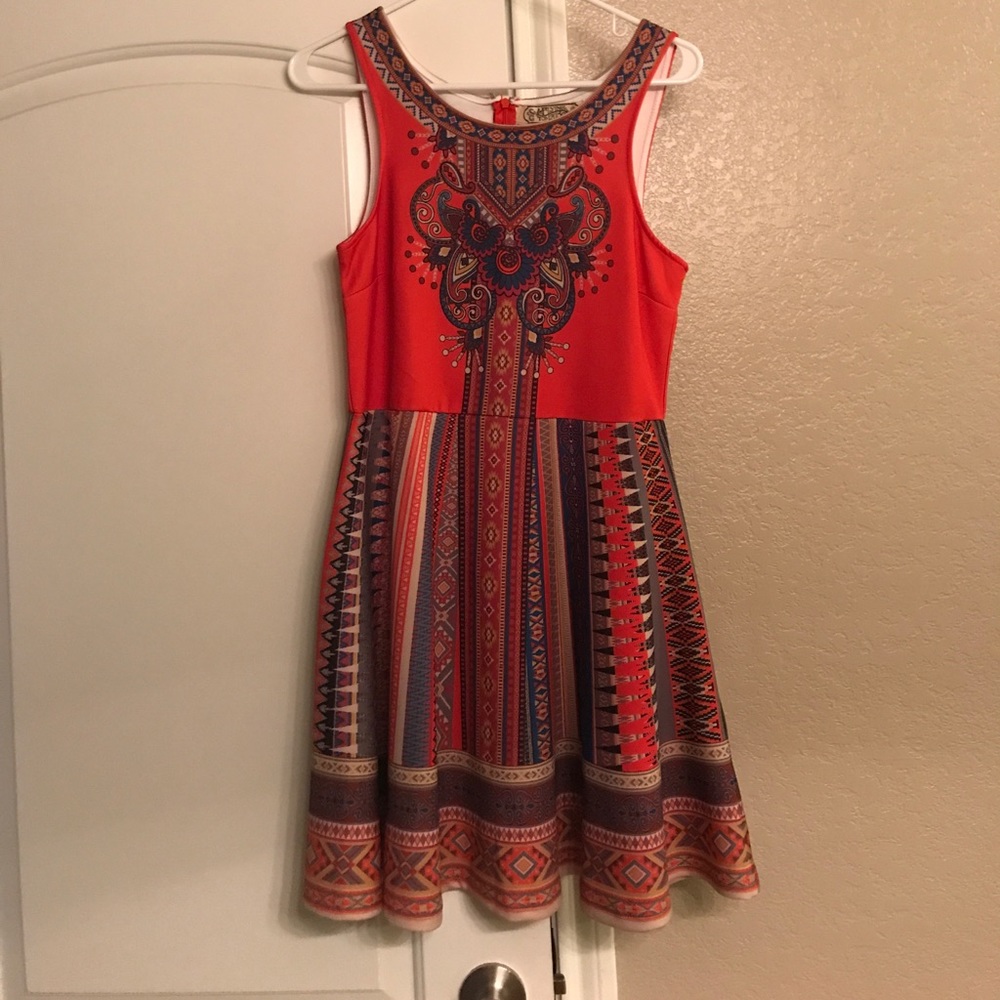 Printed dress!!