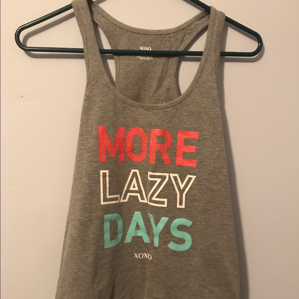 XOXO graphic tank