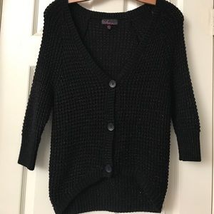 Black Button Down Sweater