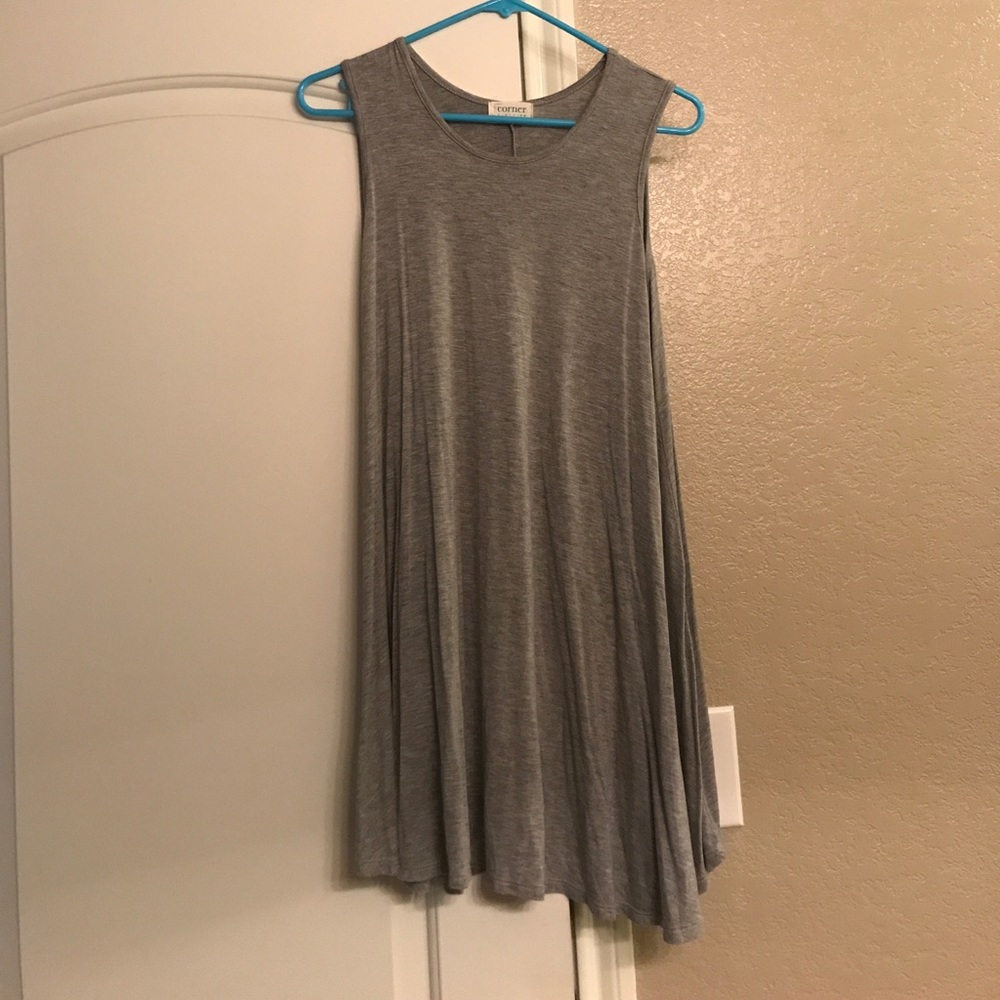 Grey Babydoll dress