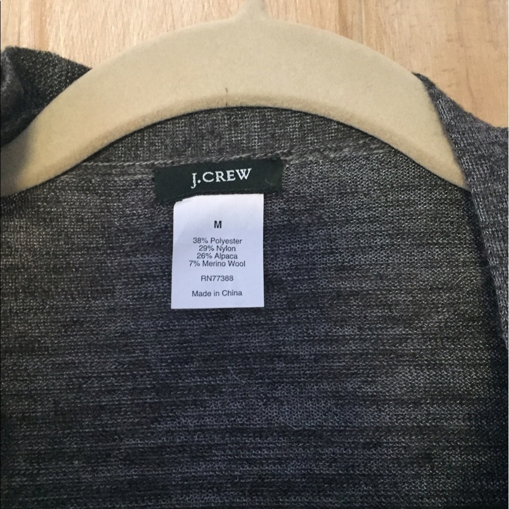 J. Crew Ruffled Merino Cardigan - Picture 3 of 5