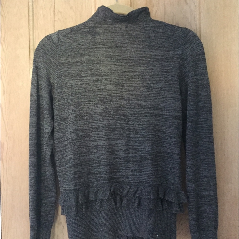 J. Crew Ruffled Merino Cardigan - Picture 5 of 5