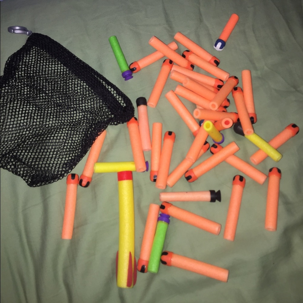 40 nerf darts 4 DIFFRENT TYPES!!