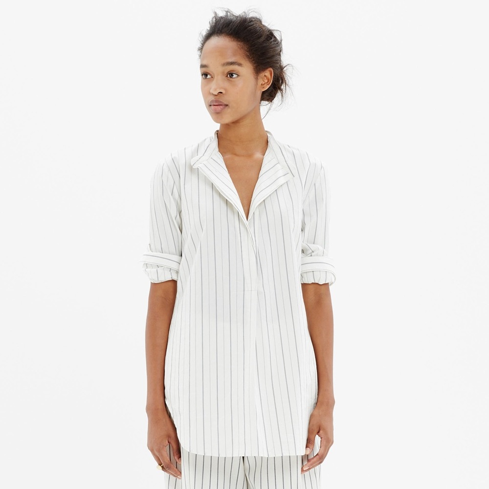 {Madewell} Perfect Tunic Stripe EUC