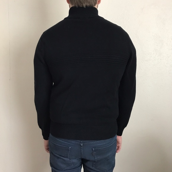 merona quarter zip sweater