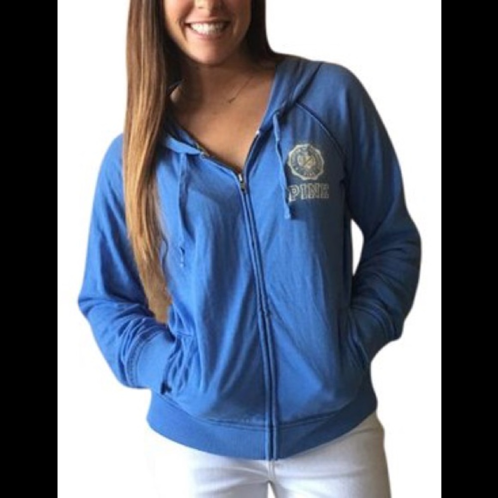 Victoria's Secret peace Love pink Zip, Pockets