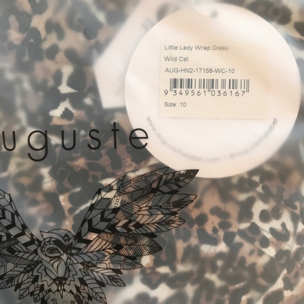 Auguste Little Lady Wrap Dress Wild Cat - Picture 7 of 8