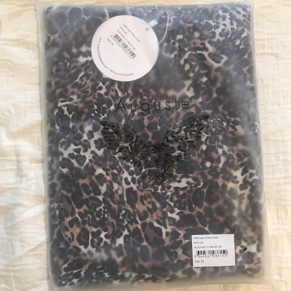 Auguste Little Lady Wrap Dress Wild Cat - Picture 5 of 8