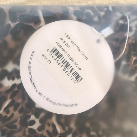 Auguste Little Lady Wrap Dress Wild Cat - Picture 6 of 8