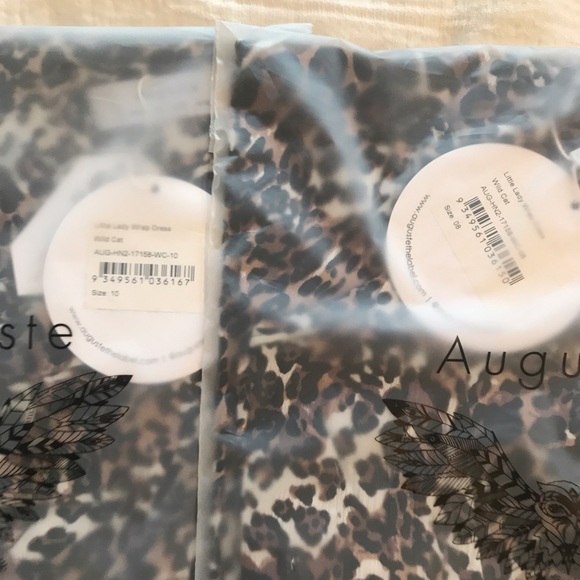 Auguste Little Lady Wrap Dress Wild Cat - Picture 8 of 8