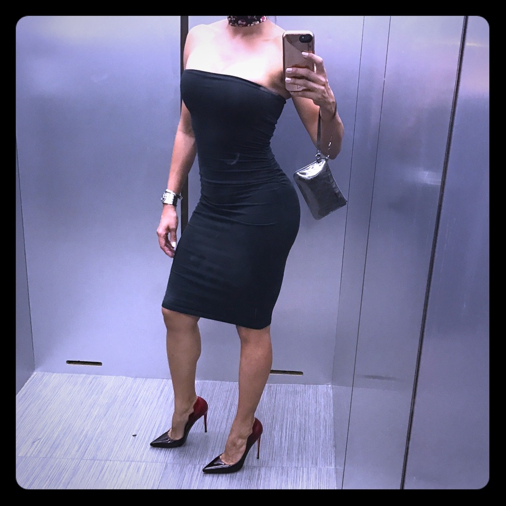 Express black dress